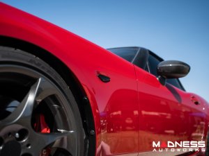 FIAT 124 Front Side Markers - set of 2 - w/ Dynamic LEDs - Smoked